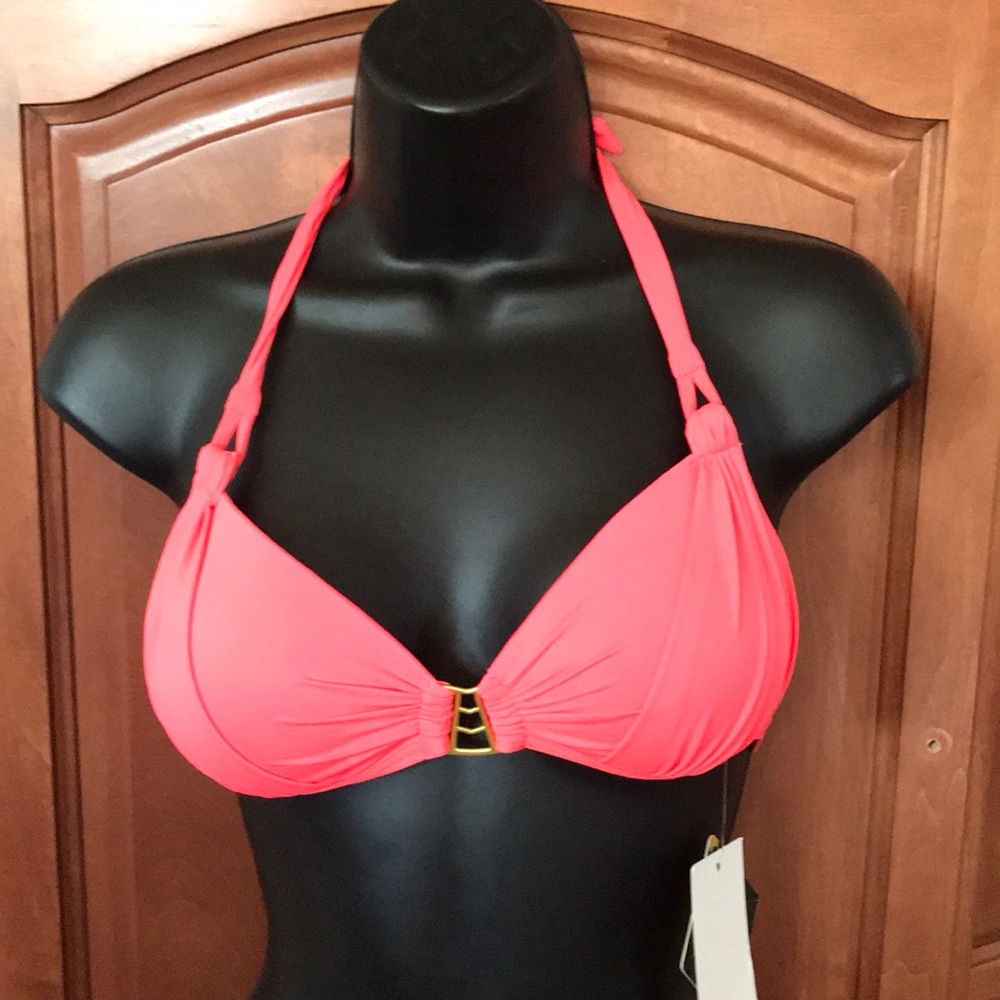 BSwim Hollywood Halter Glow Bikini Top